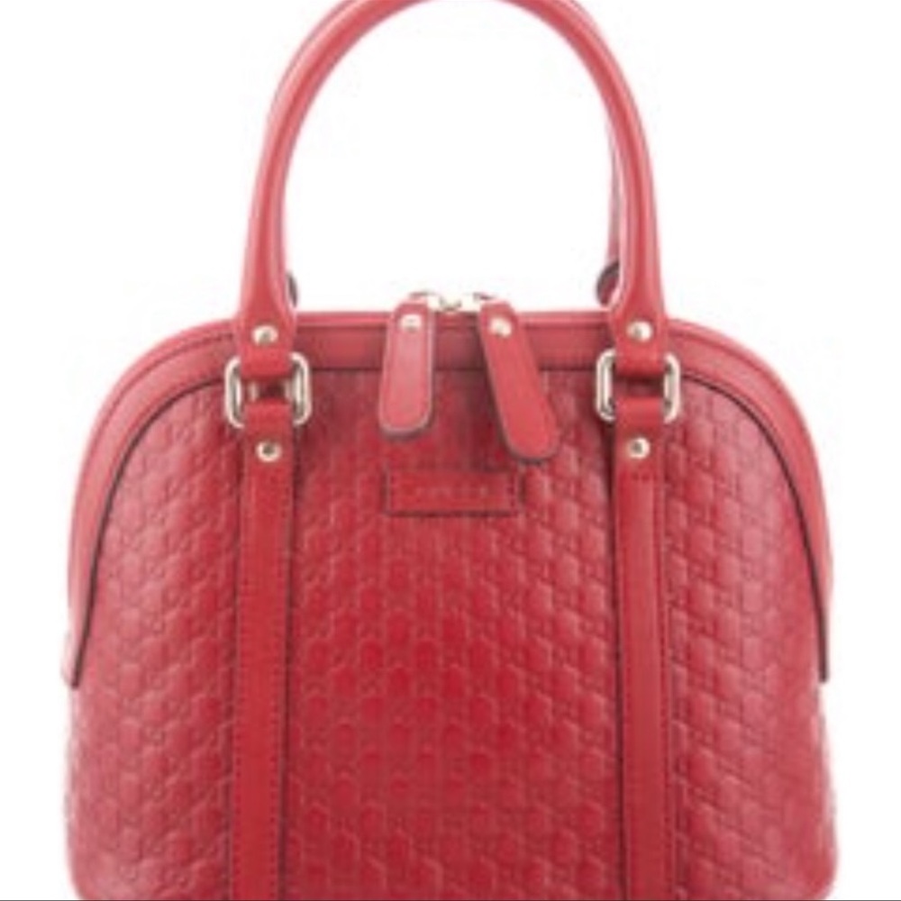 Gucci Micro Guccissima Crossbody Bag “RED”